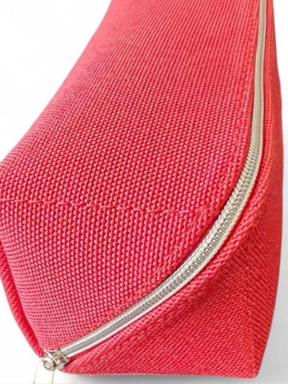 Dior Beauté Bright Coral Red Makeup Cosmetic Bag - Picture 4 of 5